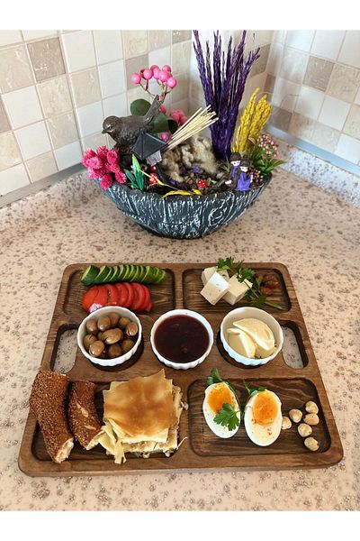 SAMMWOOD NATURAL Wooden CHEESE PRESENTATION PLATE, COFFEE PLATE, COFFEE Tray