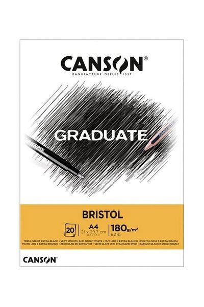 Canson Graduate Bristol Drawing Notebook 180g A4
