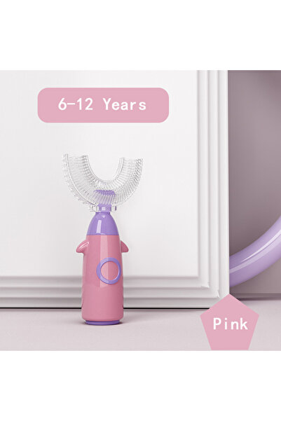 Choice فرشاة أسنان للأطفال من عمر 6 إلى 12 سنة، وردية اللون، فرشاة أسنان للأط...