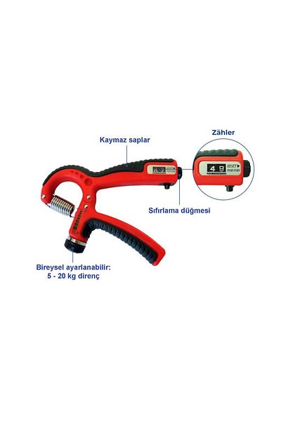 Saban Counter Hand Wrist Strengthener – Finger and Hand Exerciser with Adjustable Resistance (5–20 kg)
