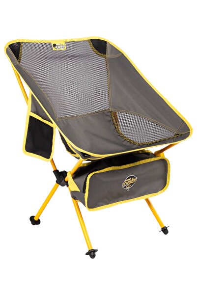 Funky Chairs Pratik Cepli/Çantalı Kamp Sandalyesi Gri