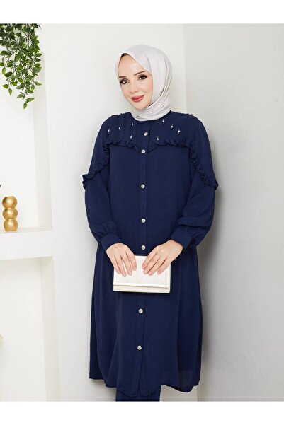 BURCU TESETTÜR Önü Düğmeli Ayrobin Takım 1315