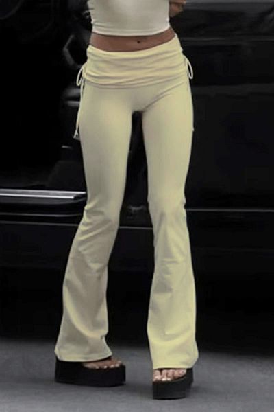 Köstebek Κρεμ Slim Fit Ισπανική φόρμα Y2K