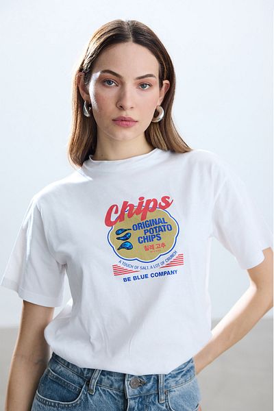 BE BLUE ΤΣΙΠ T-SHIRT