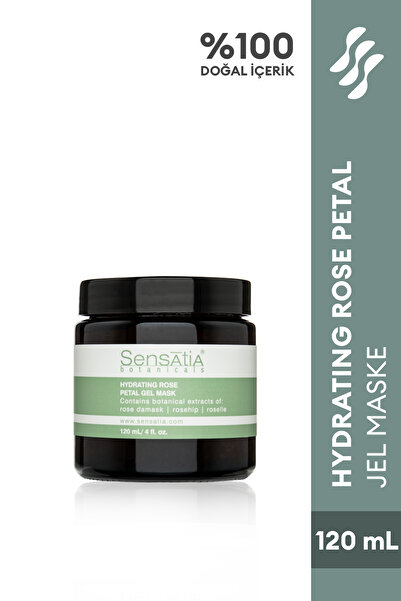 Sensatia Botanicals Yoğun Nemlendirici Gül Yaprağı Doğal Jel Maske 120ml - Şa...