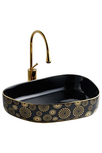 LENA E-2107AS Tezgah Üstü Porselen Lavabo