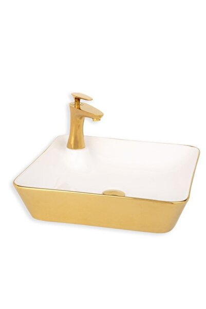 LENA E-4620A Tezgah Üstü Porselen Lavabo