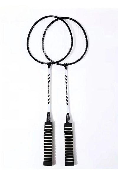 Generic Badminton Racket Set One Pair Of Lightweight Badminton Rackets With 3 Shuttlecocks And 1 Bag