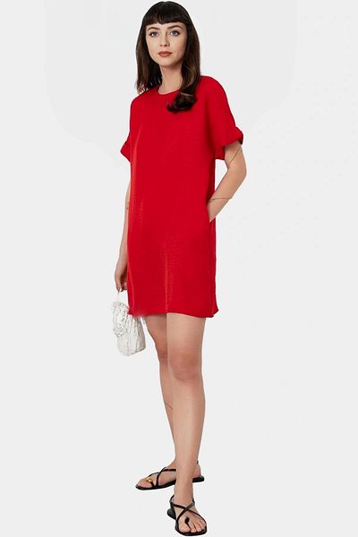 PayBuy Women's Short Mini Aerobin Woven Dress Daily Use Perfect Fit Modern Style