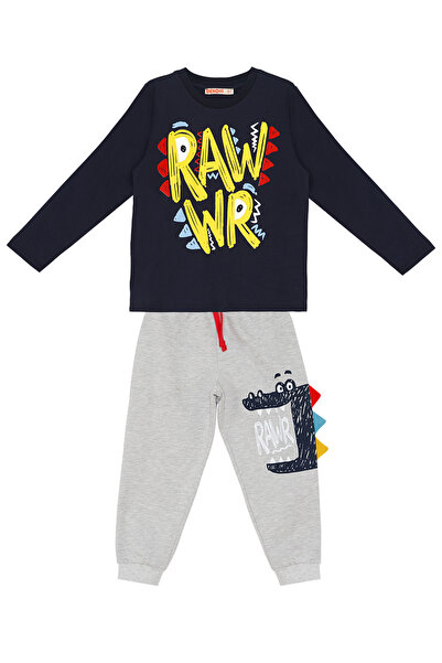 Denokids Boys Rawr póló és melegítő szett