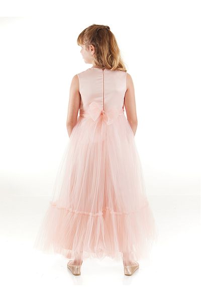 Daisy Βραδινό φόρεμα για κορίτσια με ζώνη Tutu Puffy