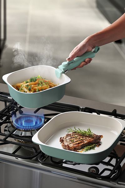 NEOFLAM Fika Comfort Green Pot and Pan Set 10 Pieces
