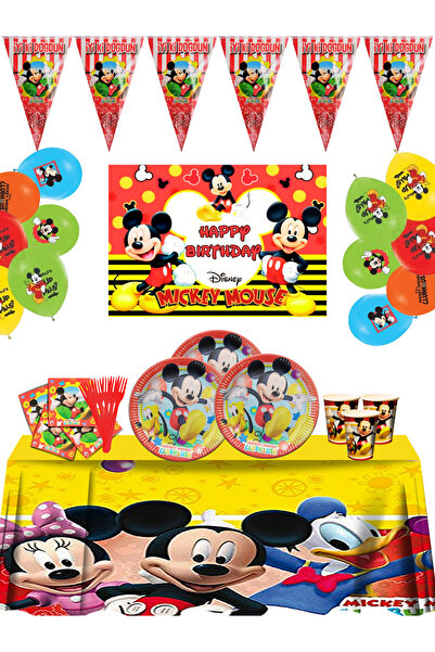 snowparty Σετ διακοσμητικών ειδών για πάρτι γενεθλίων για 32 άτομα με αφίσα Μ...