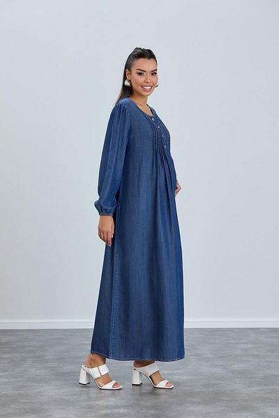Işşıl IŞIL 455-Rochie De Maternitate Liyosel Decolteat Crepus