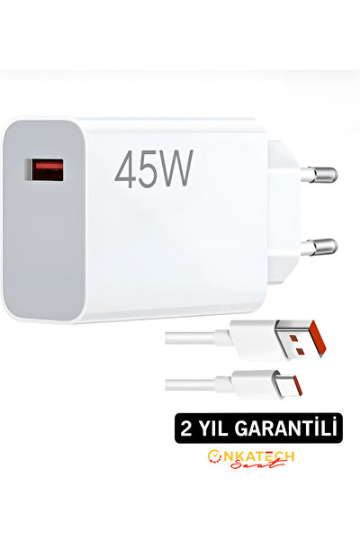 intermax Xiaomi Uyumlu 45 Watt Hızlı Şarj Aleti Seti Adaptör Kablo