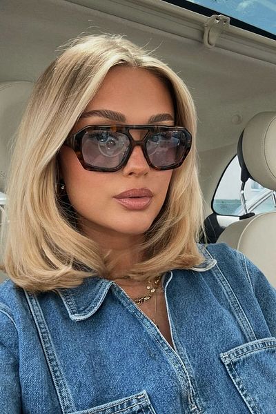 REN EYEWEAR Alina - Colorful Glass Modern Sunglasses, New Season Eyewear