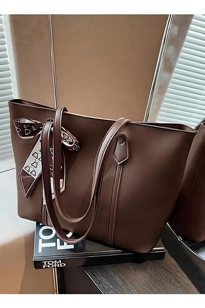 Generic Women's Shoulder Tote Bag Faux Leather Handbag For Women Large Capacity Messenger Fashionable