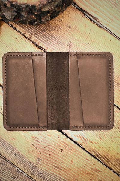 luvo Handmade Genuine Leather Card Holder Italian Stitching Premium Velvet Genuine Leather
