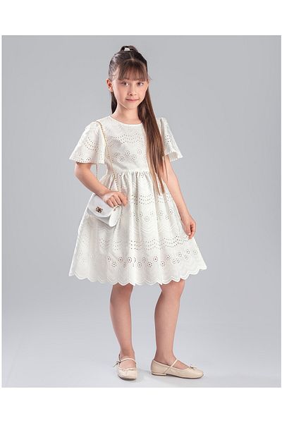 Pina Kids Κέντημα για κορίτσι με τσάντα