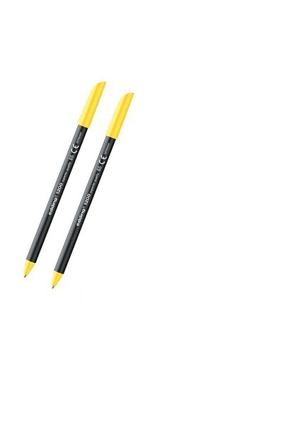 Edding 1200 Graphic Pen Highlighter Yellow 2 Pieces