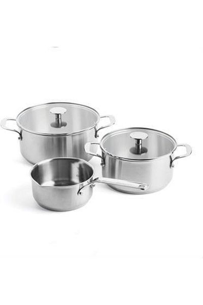 Kitchenaid Steel 20 24 cm Pot &amp;   16 cm Sauce Bowl Set