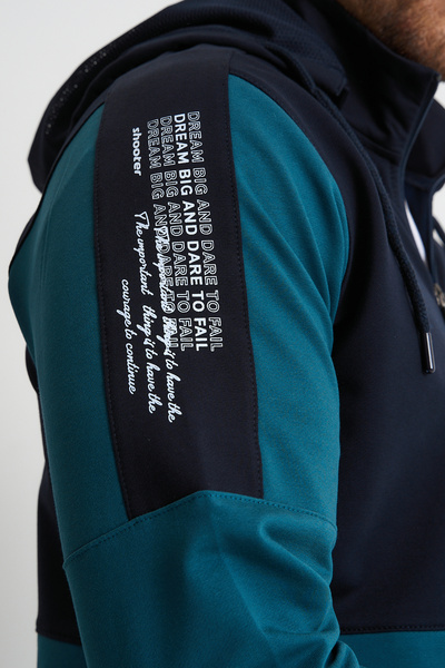 Shooter Sportswear Ανδρική αθλητική φόρμα Premium Σετ Εποχιακή Άνετη Εφαρμογή με Κουκούλα