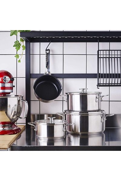 Kitchenaid Steel 20 24 cm Pot &amp;   16 cm Sauce Bowl Set