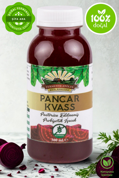 ŞİFA ANA Pancar Kvass (300 ML.) Kırmızı Pancar Suyu