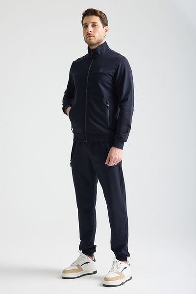 Shooter Sportswear Σετ ανδρικής φόρμας Luxe Άνετη εφαρμογή με μανσέτες μίνιμαλ λογότυπο
