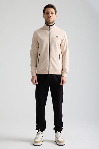 Shooter Sportswear Σετ ανδρικής φόρμας Luxe Άνετη εφαρμογή με μανσέτες μίνιμαλ λογότυπο