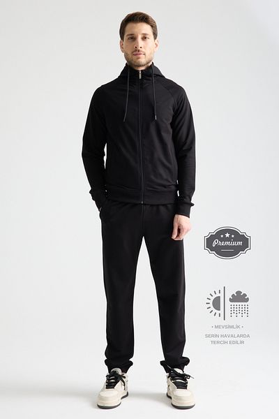 Shooter Sportswear Σετ ανδρικής φόρμας Elite Class Εποχιακή Άνετη Εφαρμογή με Κουκούλα και Μανσέτες