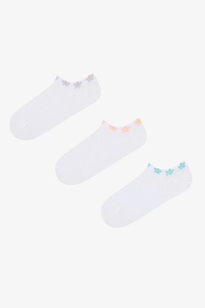 Penti Floral Ankle 3-Pack Sneaker Socks