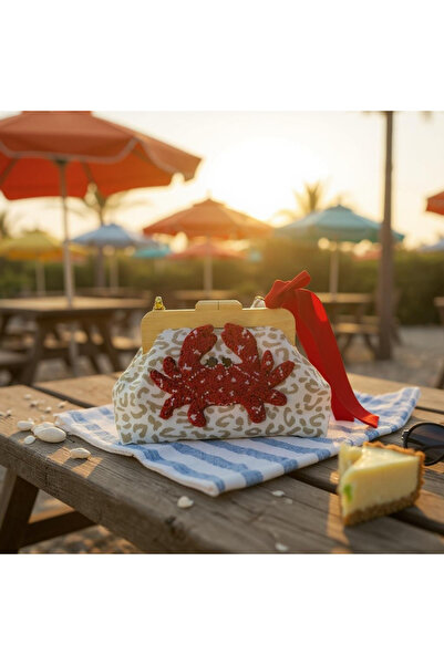 ozdesendesign Ahşap Burslu Çanta/El Çantası /Çapraz Çanta