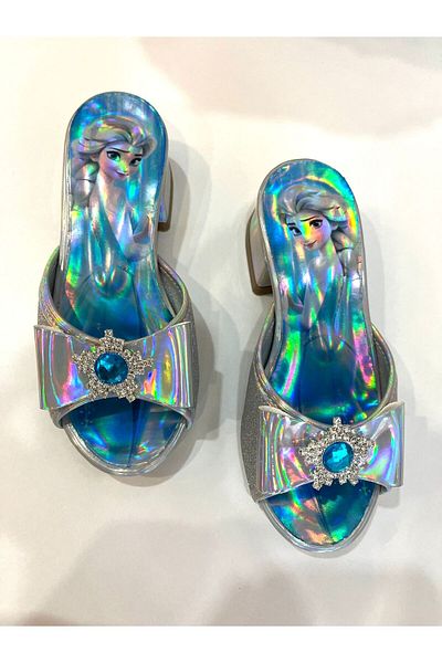 ROSE SHOES KİDS Yaz Style Silvery Comfortable Heelled Slippers