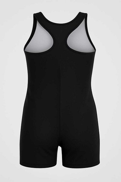 My Kids Wear Girls' Swimsuit with Swim Shorts