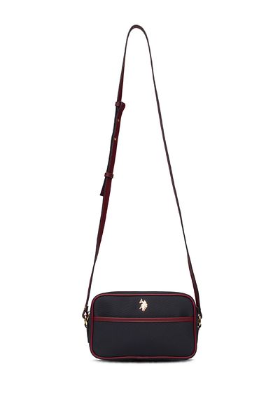 U.S. Polo Assn. Geantă de damă albastru bleumarin-roșu Claret Us25663