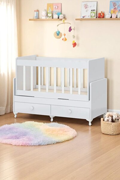 temosan mobilya Anne Yanı, Çekmeceli, Sallanır Beşik 60 X 120