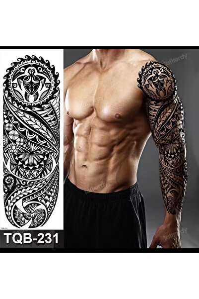 Arescollection renkli 3d kol kaplama su geçirmez geçici dövme holiday tattoo