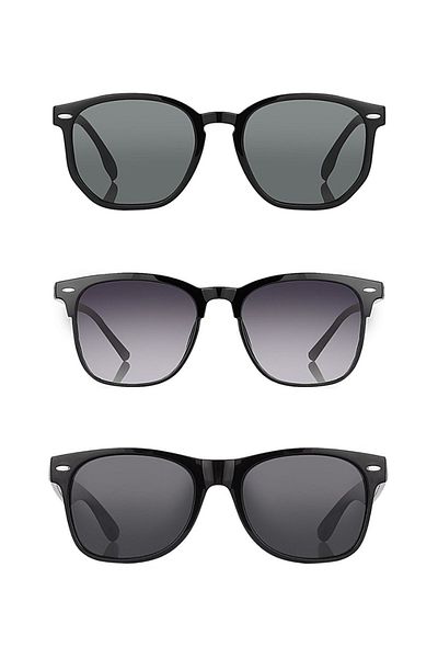 Kinary Unisex Sunglasses with Uv400 Protection 3-Piece Opportunity Set
