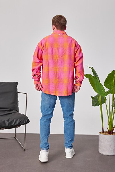 NOMARC Pink Shirt with Yellow Detail
