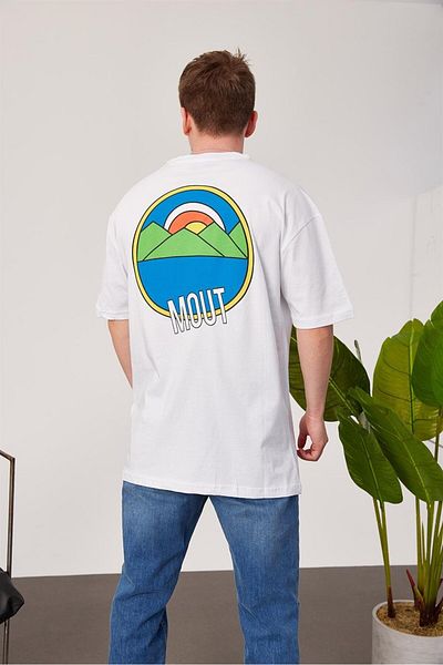 NOMARC Πίσω μπλουζάκι Mout White