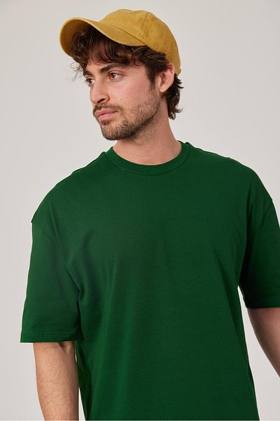NOMARC Oversize Πράσινο Κοντομάνικο T-Shirt