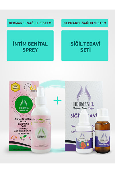 Dermanel Intim Genital Sprey Siğil Solüsyon Seti
