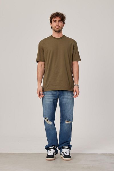 NOMARC Oversize Πράσινο Κοντομάνικο T-Shirt