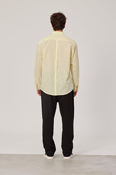 NOMARC Flamed Summer Yellow Shirt