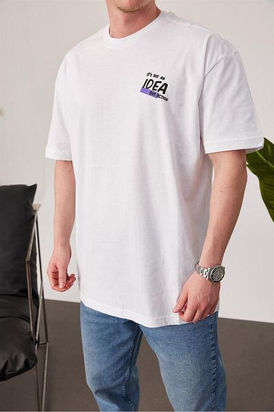NOMARC Idea Λευκό T-shirt