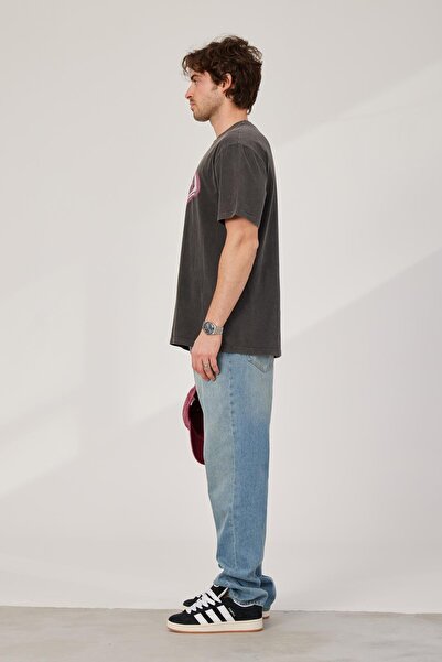 NOMARC Ανδρικό μπλουζάκι 545 με στάμπα που πλένεται και καπνίζεται