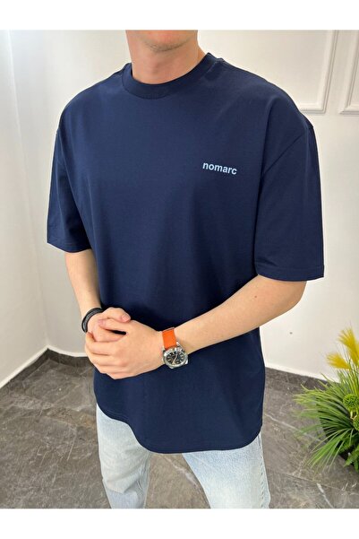 NOMARC Basic Cotton Navy Blue T-shirt