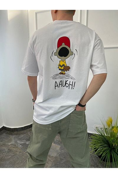 NOMARC Λευκό μπλουζάκι Aaugh