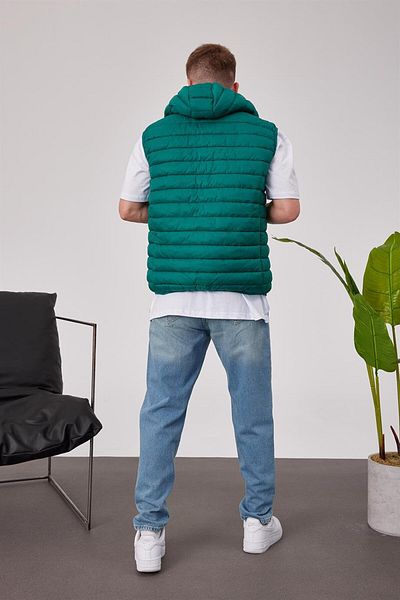 NOMARC 417 Green Hooded Puffer Vest